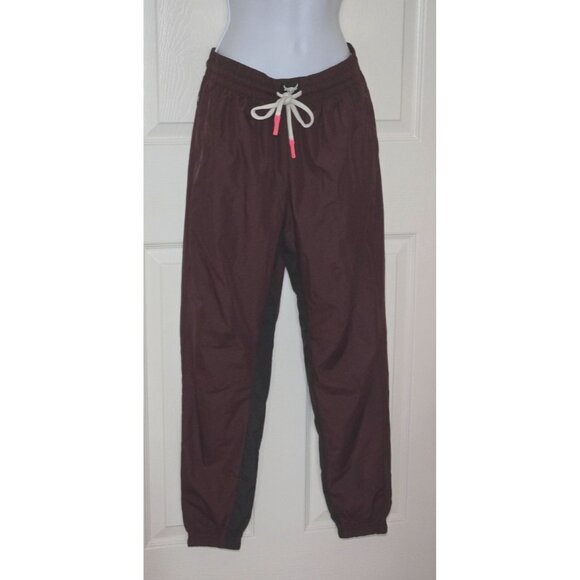 Under Armour Project Rock Jogger Pants Maroon Black women's size XS - Picture 1 of 8